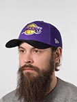 Бейсболка NEW ERA арт. 60565136 Los Angeles Lakers NBA (фиолетовый / черный)